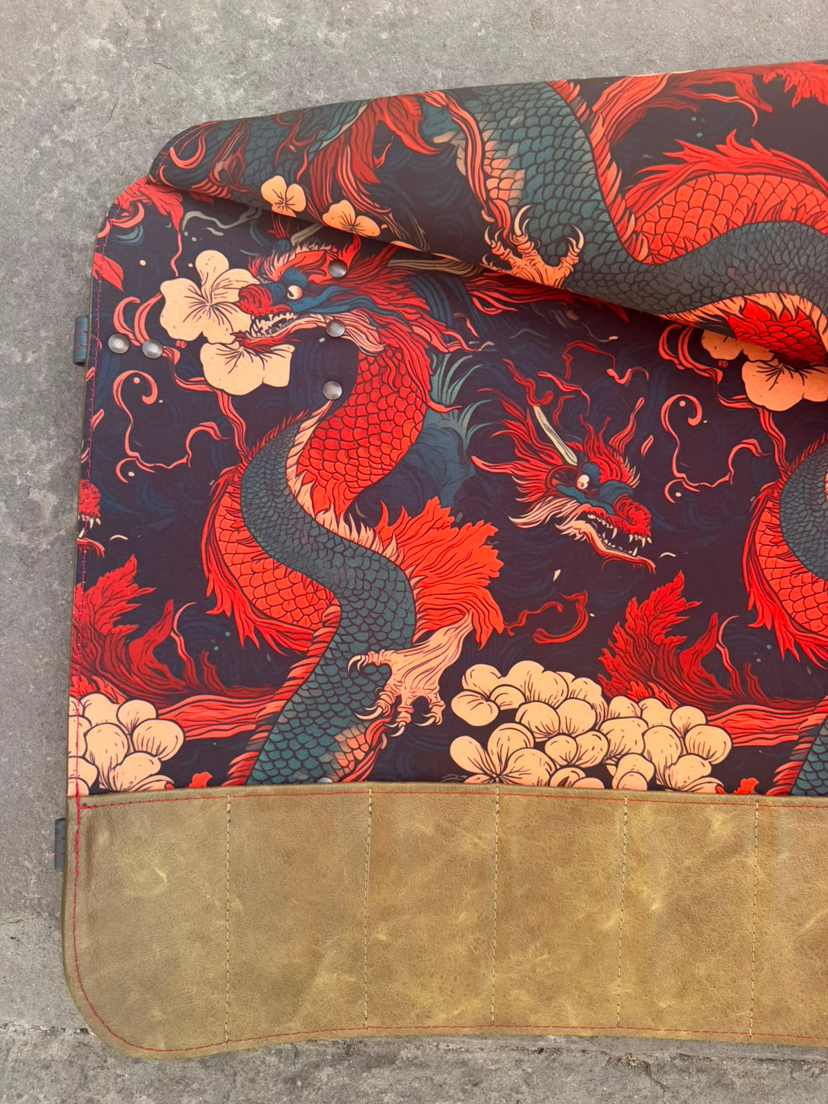 Valigetta per coltelli interno Draghi Cinesi