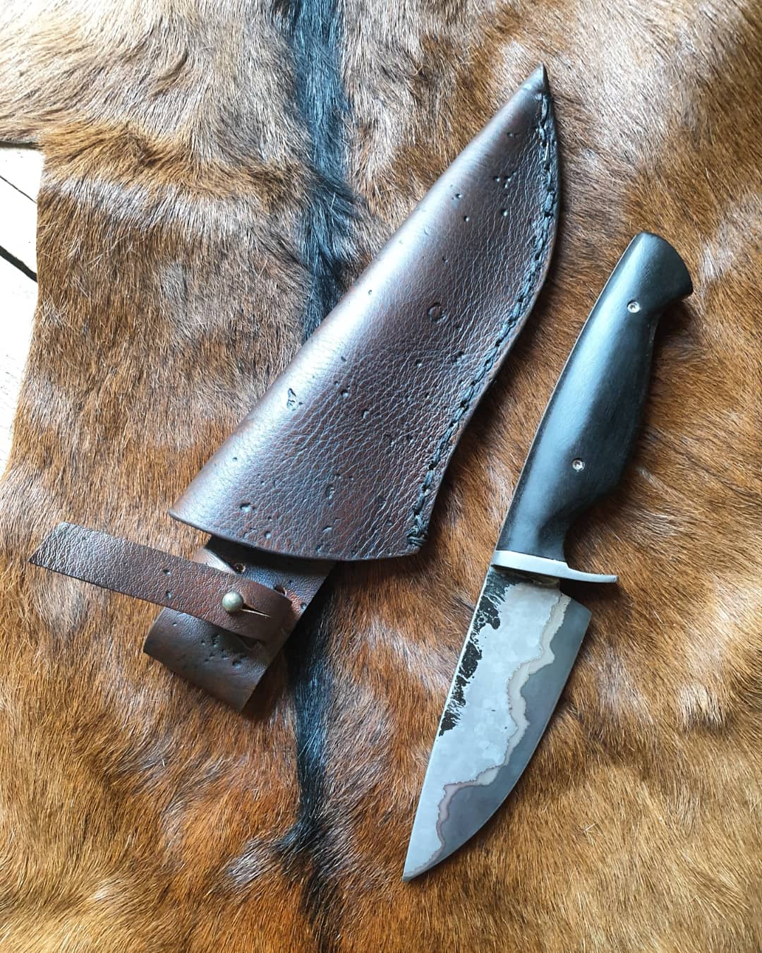 Little hunting knife San Mai