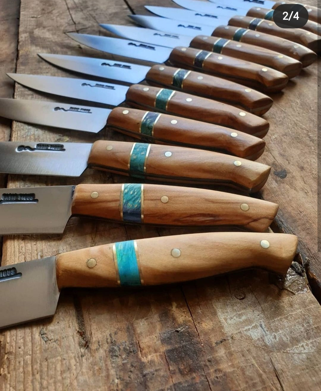 12 steak knives